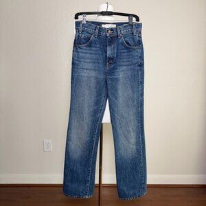 Nili Lotan Joan Jean Simon Wash High Rise Straight Leg Jeans (Size 26)